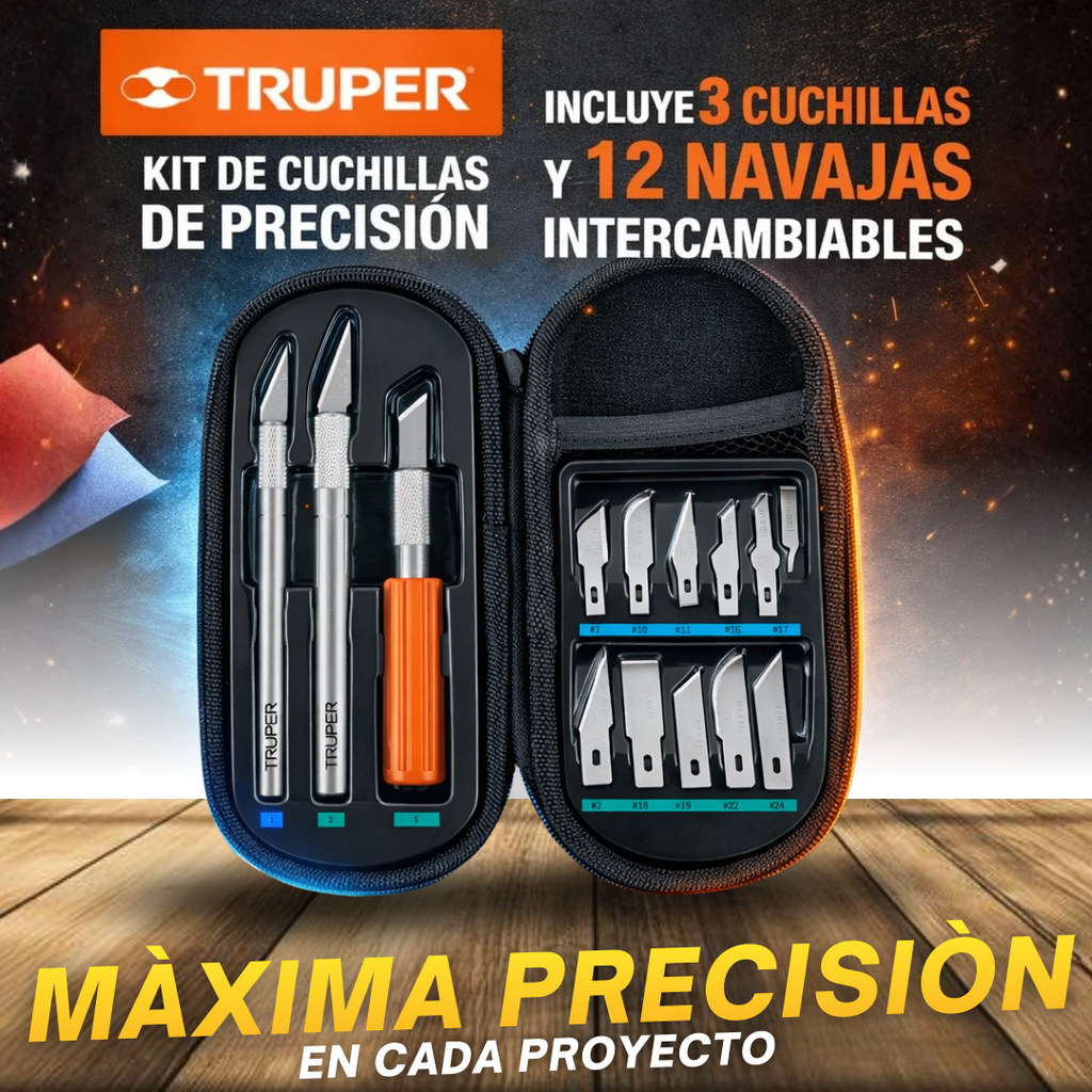 SET DE CUCHILLAS ULTRA FINAS