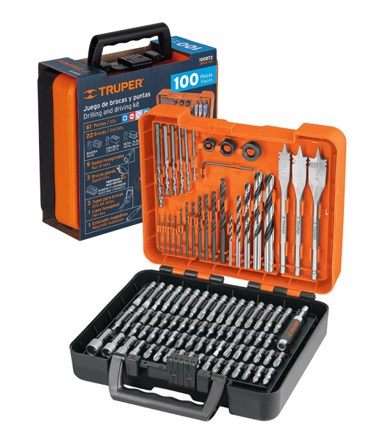 SET 100 BROCAS Y PUNTAS - TRUPER