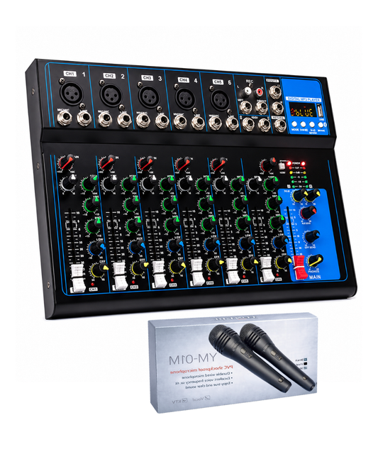 CONSOLA DE SONIDO PROFESIONAL 7 CANALES