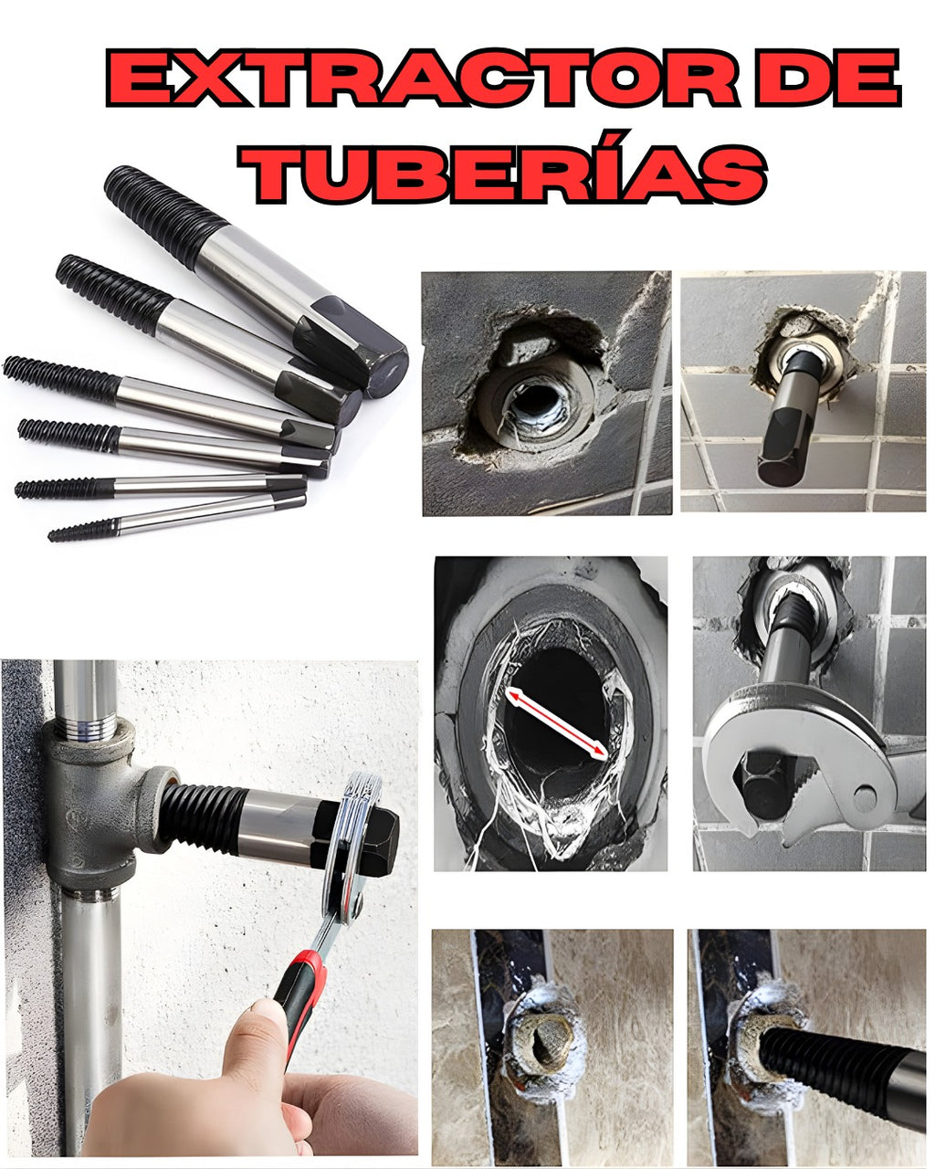 Extractor De Tornillos Dañados Profesional