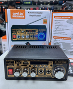 AMPLIFICADOR POTENTE 800W + 2 micròfonos